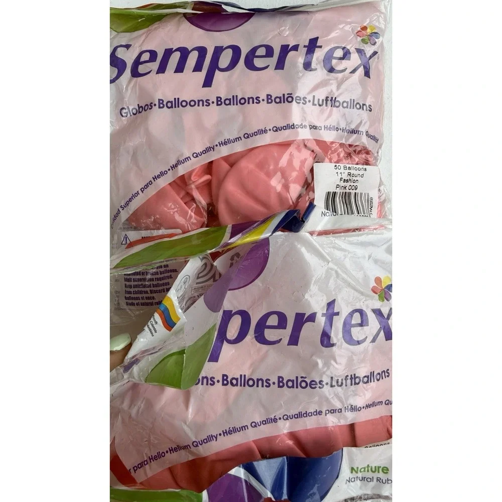 9 pack Variety of Pink Balloons Birthday Party Decorations